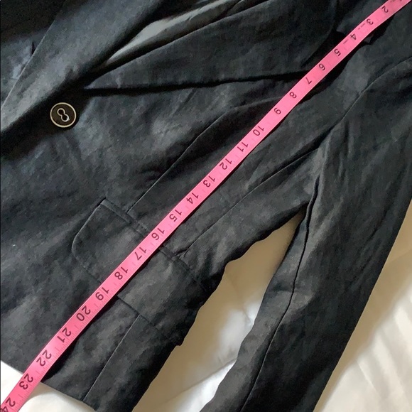 Black linen blazer - Picture 5 of 5